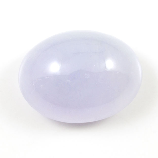 ラベンダーヒスイ ルース 5.820ct 【11月14日の誕生日石】　翡翠,jade オーバル・カボション・カット　【日本彩珠宝石研究所ミニ鑑別書付】【 送料無料 】
