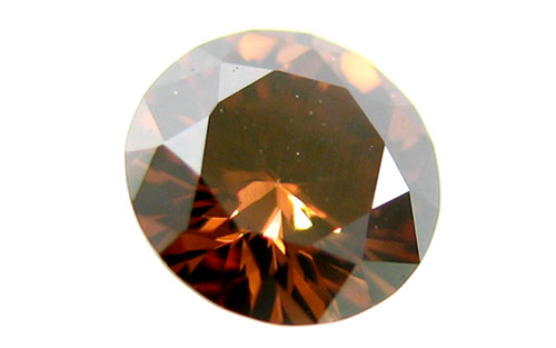 天然(ナチュラル)コニャック・ブラウンダイヤモンドルース画像