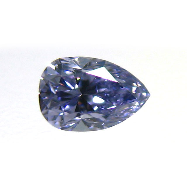 バイオレットダイヤモンド ルース 0.074ct, Fancy Deep Violet ( ファンシー・ディープ・バイオレット ), VS-2 【 純色(ストレート)のバイオレットダイヤ 】