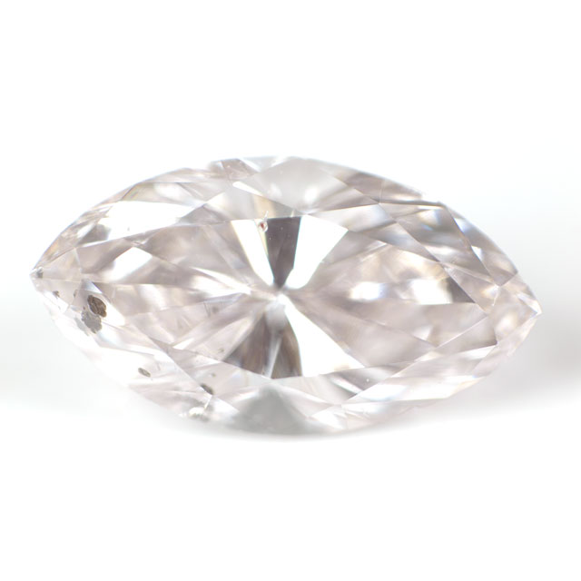 天然ピンクダイヤモンド ルース 0.218ct, Light Pink, SI-2, 【タイプ2-a型のレア・ピンク・ダイヤモンド】【おそらくガーネットの結晶入り】 【 中央宝石研究所 】