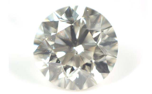 【 蛍光性：ベリー・ストロング・ブルー 】 天然ダイヤモンド ルース 0.484ct, Mカラー, SI-1, Fair 【中央宝石研究所】【送料無料】