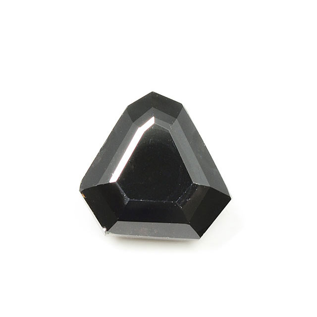 【 GIAの刻印入り 】天然ブラックダイヤモンド ルース(裸石) 2.19ct, Fancy Black (ファンシー・ブラック), モディファイドシールドステップカット【 GIAレポート付 】 【 送料無料 】