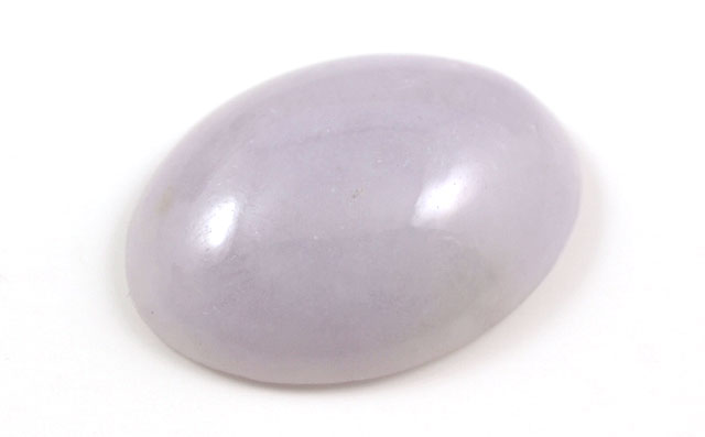 ラベンダーヒスイ ルース 5.806ct 【11月14日の誕生日石】　翡翠,jade オーバル・カボション・カット