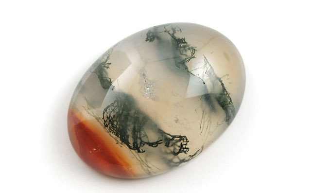 デンドリチック・アゲート ルース(裸石) 9.897ct (デンドリテック デンドリティック ランドスケープ・アゲート モス・アゲート ランドスケープアゲート モスアゲート 瑪瑙 メノウ めのう メノー ) 【10月2日 10月16日 7月21日 8月31日 1月2日 誕生日石】