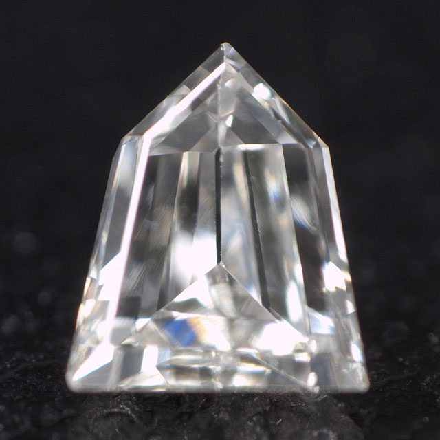 【 尖った将棋の駒のようです 】 天然ダイヤモンド ルース ( 裸石 ) 0.128ct, Gカラー, VS-1, 五角形, 中央宝石研究所ソーティング 【 送料無料 】