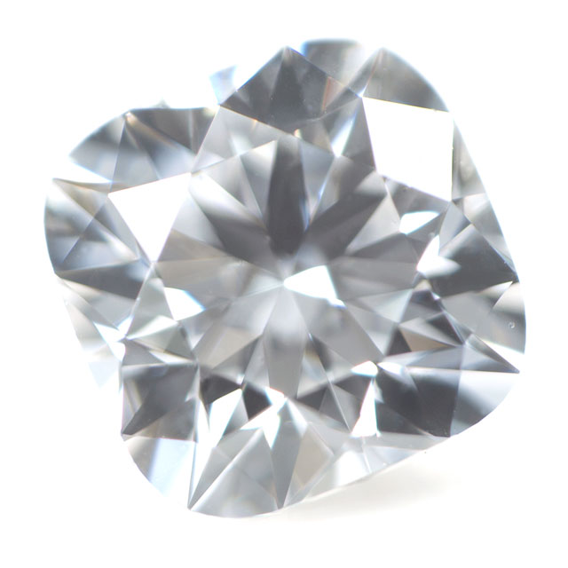 天然ダイヤモンド ルース(裸石) 0.212ct, Dカラー, VVS-1, クッション・カット, ハート&キューピッド 中央宝石研究所ソーティング 【送料無料】