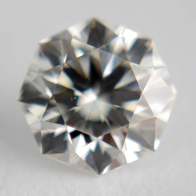 通称名:Happy Eight Cut ハッピーエイトカット 正8角形 57面体 ダイヤモンド ルース 0.246ct Iカラー SI-1 中央宝石研究所ソーティング付