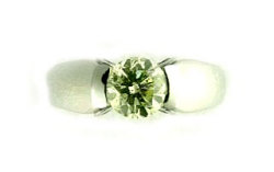 イエローダイヤモンド リング 1.014ct Pt900