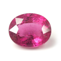 ルべライト ルース(裸石) 3.783ct 宝石ソーティング付(中央宝石研究所) ( ルーべライト/レッドトルマリン/ピンクトルマリン/Rubelite/紅電気石 )　【 送料無料 】