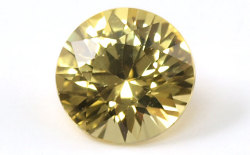 イエローサファイア ルース(裸石) 0.501ct (イエローサファイヤ/イエロー・サファイア/イエロー・サファイヤ/コランダム/青玉/鋼玉)【中央宝石研究所】【送料無料】