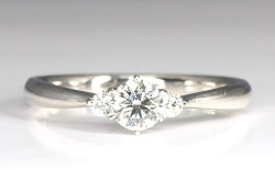 ブルーグリーンダイヤリング