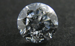 天然グリーンダイオプサイド入りダイヤモンドルース