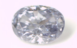 天然バイオレットダイヤモンド ルース(裸石) 0.042ct, Fancy (Gray) Violet (ファンシーグレーバイオレット) 【中央宝石研究所】