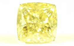 天然イエローダイヤモンド ルース(裸石) 0.36ct, Fancy Intense Yellow(ファンシー・インテンス・イエロー), VS2 【 GIAレポート付 】 【 送料無料 】