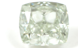 天然グリーンダイヤモンド ルース(裸石) 0.51ct, Fancy Light Yellowish Green, VS-1, Modified Rectangular Brilliant Cut, none, GIA
