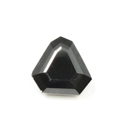【 GIAの刻印入り 】天然ブラックダイヤモンド ルース(裸石) 2.19ct, Fancy Black (ファンシー・ブラック), モディファイドシールドステップカット【 GIAレポート付 】 【 送料無料 】