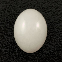 ヒスイ ルース 6.693ct オーバル・カボション・カット ( ホワイト・ジェダイト,ジェイダイト,ジェイド,硬玉,本ヒスイ,白翡翠,白ひすい,jade ) 【 送料無料 】