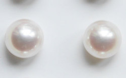 アコヤ本真珠 ルース ( ペア珠 ) 直径約7.1-約7.2mm ( あこや パール 和珠 )