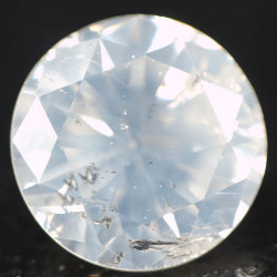 天然ホワイトダイヤモンド ルース(裸石) 0.613ct, Fancy White (ファンシーホワイト), I-1, ラウンド・ブリリアント・カット 中央宝石研究所ソーティング 【 送料無料 】