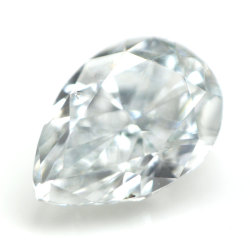 天然ブルーダイヤモンド ルース(裸石) 0.126ct, Light Blue ( ライト・ブルー ), SI-1, ペアシェイプ, AGTジェムラボラトリー　【 送料無料 】