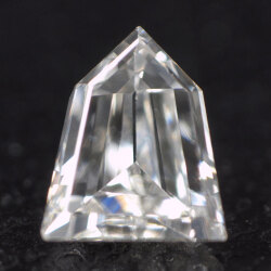【 尖った将棋の駒のようです 】 天然ダイヤモンド ルース ( 裸石 ) 0.128ct, Gカラー, VS-1, 五角形, 中央宝石研究所ソーティング 【 送料無料 】