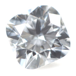 天然ダイヤモンド ルース(裸石) 0.212ct, Dカラー, VVS-1, クッション・カット, ハート&キューピッド 中央宝石研究所ソーティング 【送料無料】