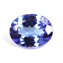 タンザナイト ルース 1.863ct, オーバル 日本宝石科学協会ソーティング付 「9月1日の誕生日石」「12月の誕生石」【 送料無料 】