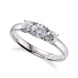 婚約指輪(エンゲージリング) セミオーダー 【ラウンド】 【 0.3ct 0.4ct 0.5ct 0.6ct 対応 】 TJ03-B0170
