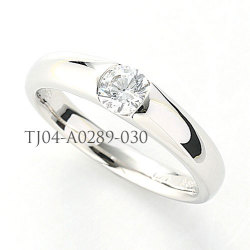 婚約指輪(エンゲージリング) セミオーダー 【ラウンド】 【 0.1ct 0.2ct 0.3ct 0.4ct 0.5ct 0.7ct 1.0ct 対応 】 TJ04-A0289