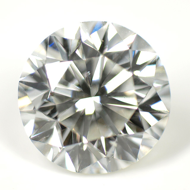 天然ダイヤモンド ルース(裸石) 0.537ct, Gカラー, VS-2, Good(グッド 