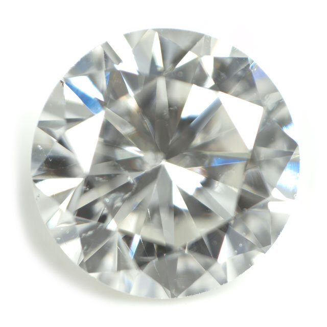 ダイヤモンド ルース 0.375ct, Gカラー, SI-2, GOOD, 中央宝石研究所
