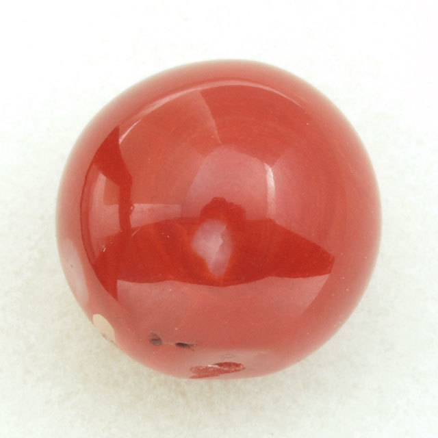 天然サンゴ ルース(裸石) 7.520ct 球形 ( 赤珊瑚 さんご レッド 