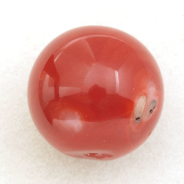 天然サンゴ ルース(裸石) 7.520ct 球形 ( 赤珊瑚 さんご レッド  