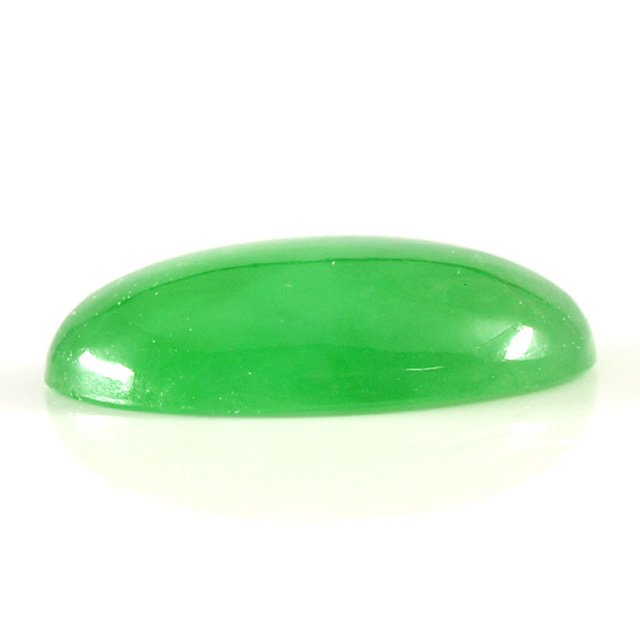 ヒスイ ルース 1.254ct オーバル・カボション・カット 【4月20日の誕生