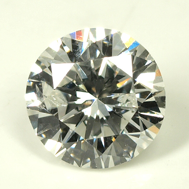 天然ダイヤモンド ルース(裸石) 0.389ct, Gカラー, SI-2, Very Good 
