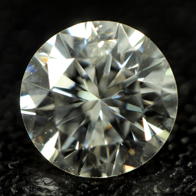 天然ダイヤモンド ルース(裸石) 0.389ct, Gカラー, SI-2, Very Good 