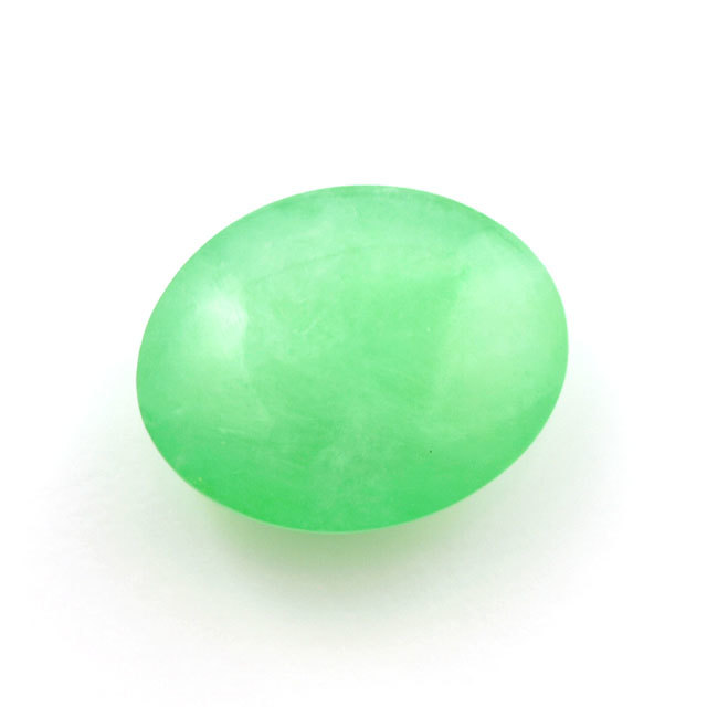 ヒスイ ルース 1.759ct オーバル・カボション・カット 【4月20日の誕生