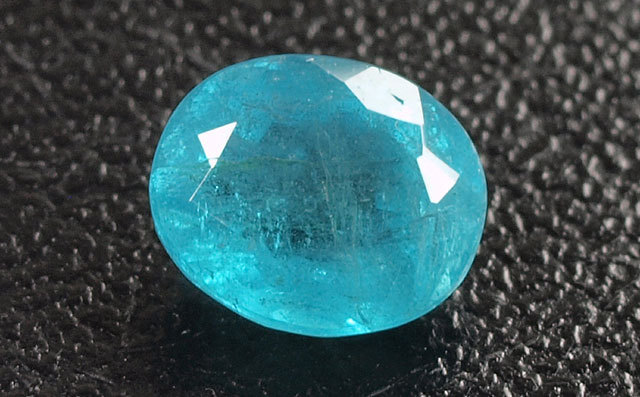 天然パライバトルマリンインクォーツ ルース 5.893ct（鑑別書つき 