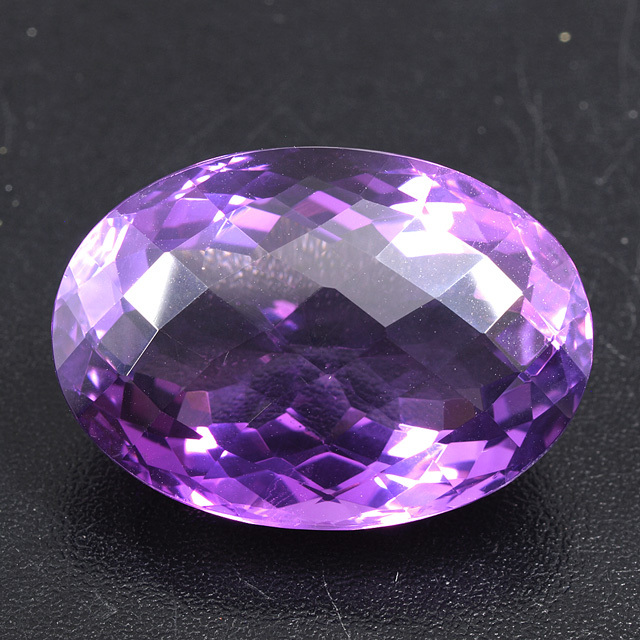 アメジスト ルース(裸石) 49.531ct オーバル (紫水晶/イーグルストーン 