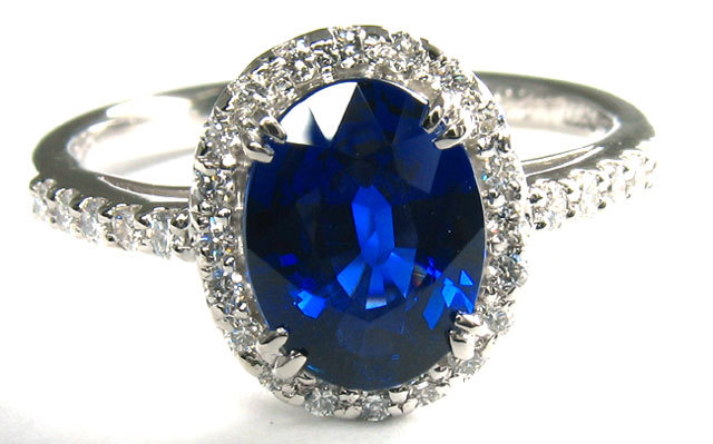 ブルーサファイヤ Ptリング 英国王室ウィリアム王子,ケンブリッジ公爵