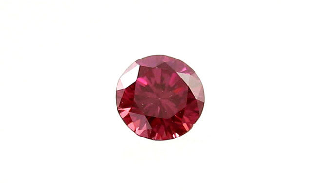 0.078ct 着け FANCY PURPLISH PINK 天然ダイヤモンド ルース