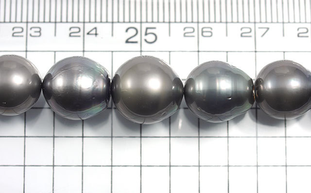 黒蝶真珠 ネックレス ( 黒蝶パール / タヒチパール / タヒチ真珠 / 黒  