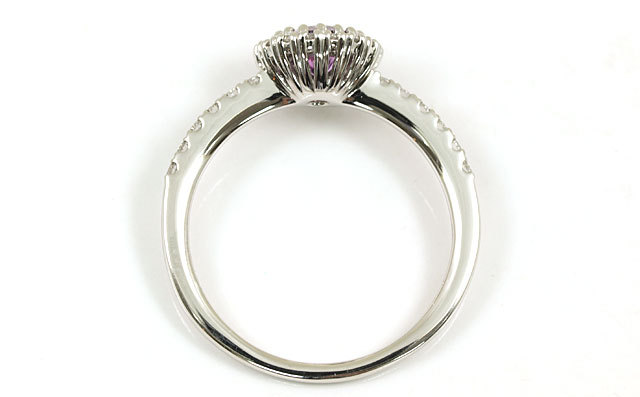 パープルサファイヤ(パープル・サファイア) 0.61ct Pt900(プラチナ900 