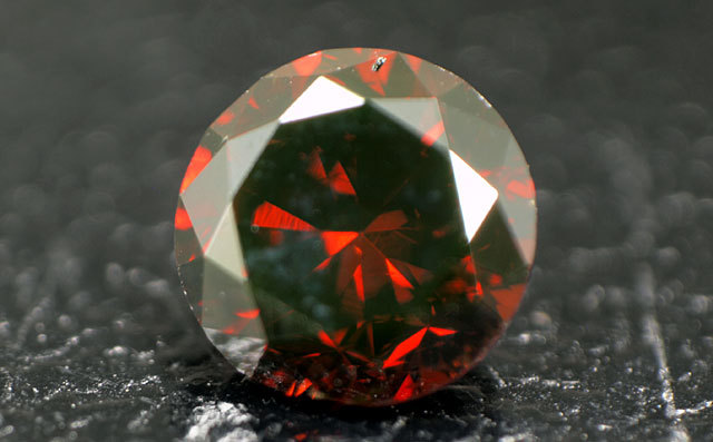 ブラウンダイヤモンド (トリートメント) ルース(裸石) 0.156ct, Fancy 