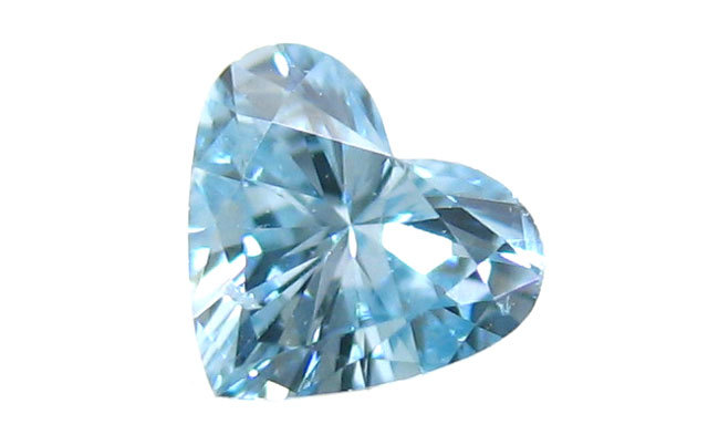 ブルーダイヤモンド トリート ルース 0 164ct ハートシェイプ 元が綺麗なダイヤです