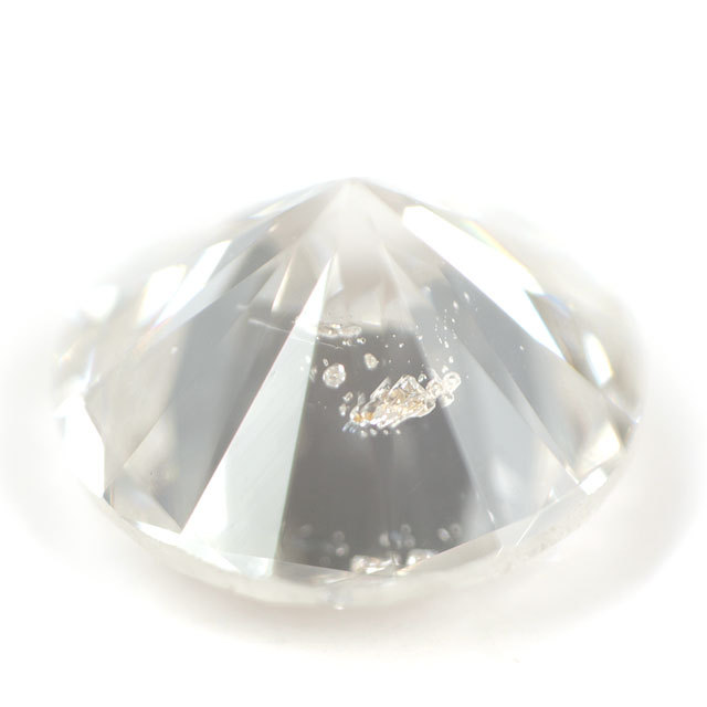 天然ガーネット結晶入り 】 天然ダイヤモンド ルース(裸石) 0.391ct, F 