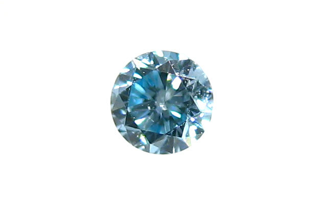 ブルーダイヤモンド ルース 0.03ct 【GIA鑑定書付き Fancy Green Blue】 