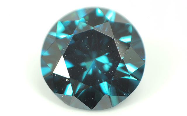 ブルーダイヤモンド(トリートメント) ルース(裸石) 0.103ct, Fancy  