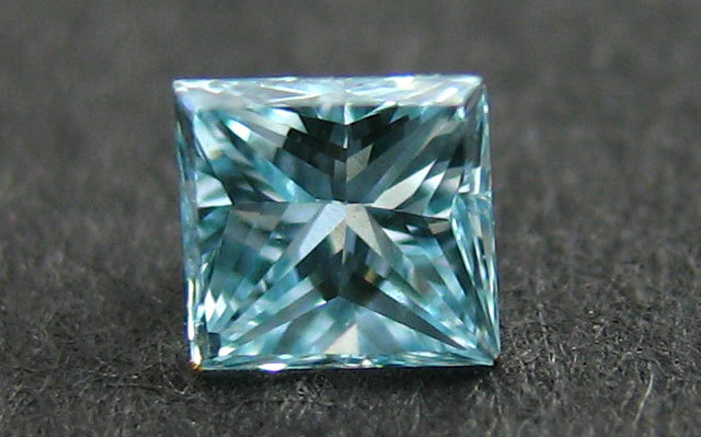 グリーン・ブルーダイヤモンド ルース 0.08ct 【GIA】 南の島の 