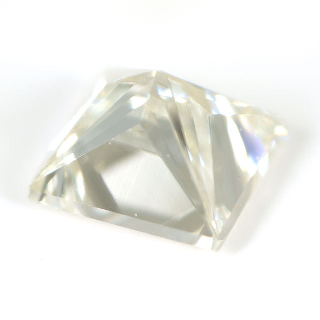 Jカラー】 天然ダイヤモンド ルース (裸石) 0.184ct, VS-1, プリンセス 